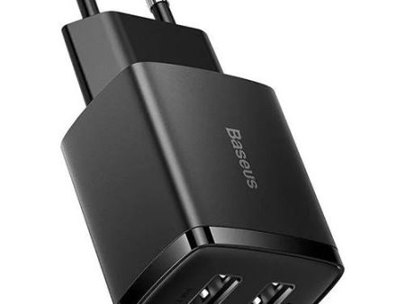 Carregador USB Baseus Compact Quick Charger - 10.5W - Preto Online