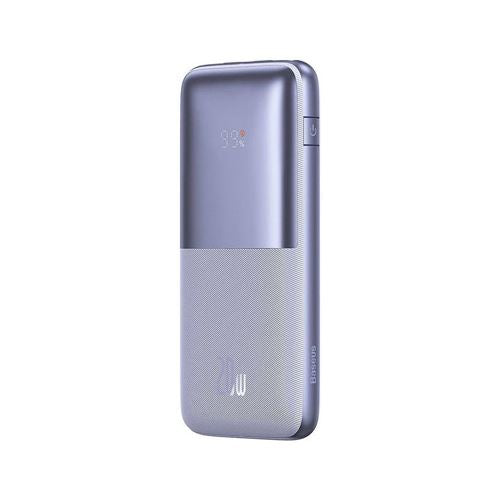 PowerBank com Fast Charging Baseus Bipow Pro Display 10000mAh - Roxo Online