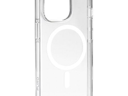 Capa em Silicone com MagSafe Puro Lite Mag Pro para iPhone 15 Pro Max- Transparente   Branca For Cheap