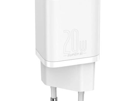 Carregador Rápido USB-C Baseus Super SI 20W - Branco on Sale