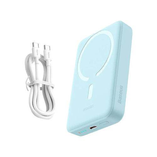 Powerbank Magnético Baseus Magnetic Mini Wireless 10000mAh  - Azul Online