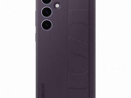 Capa de Silicone com Fita Samsung para Samsung Galaxy S24 Plus - Violeta Escuro Discount