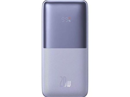 PowerBank com Fast Charging Baseus Bipow Pro Display 10000mAh - Roxo Online