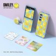 Flipsuit Card Smiley para Samsung Galaxy Z Flip5 - Rosa For Cheap