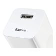 Carregador Baseus Charging Quick USB 24W - Branco Online Sale