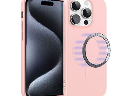 Capa Icoveri com MagSafe para Apple iPhone 15  Pro - Rosa For Sale