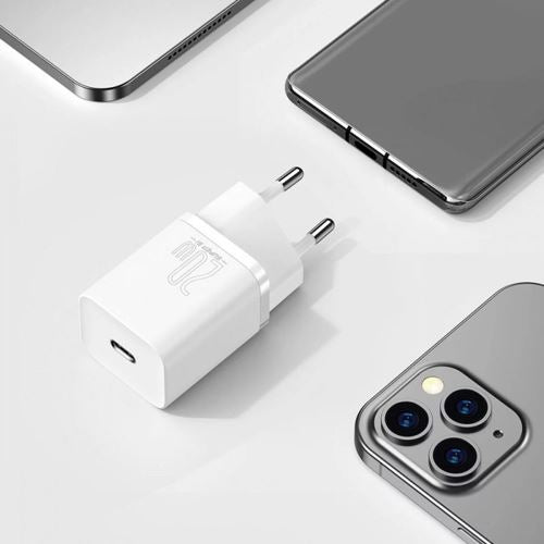 Carregador Rápido USB-C Baseus Super SI 20W - Branco on Sale