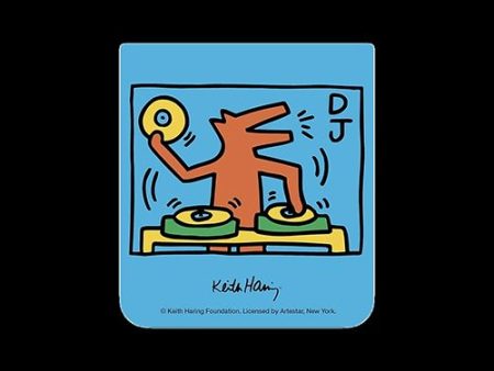 Flipsuit Card Keith Harring para Samsung Galaxy Z Flip5 - Azul Fashion