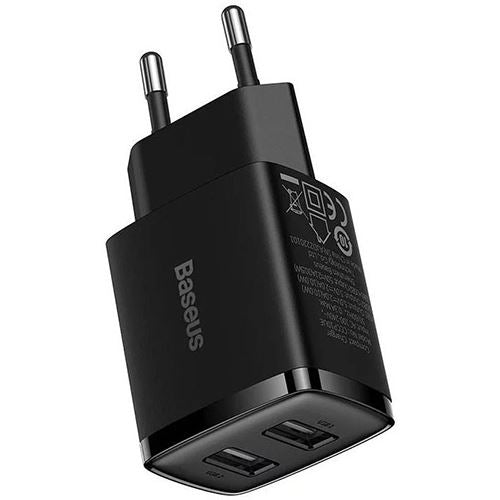 Carregador USB Baseus Compact Quick Charger - 10.5W - Preto Online