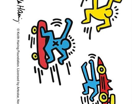 Flipsuit Card Keith Harring para Samsung Galaxy Z Flip5 - Branco For Cheap