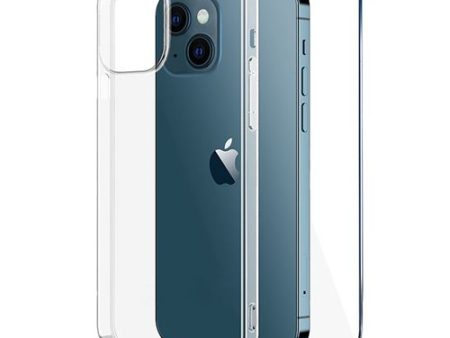 Capa 4-OK Ultra Slim 0.2 + Película Protetora de Ecrã Vidro Temperado Glass Dúo para iPhone 15 Plus - Transparente For Discount