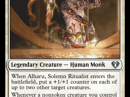 Alharu, Solemn Ritualist [Commander Masters] For Cheap