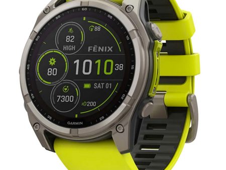 Garmin Fenix 8 Solar Sapphire 51 mm - Giallo For Cheap