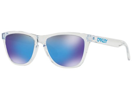 Occhiali Oakley Frogskins - Crystal clear Prizm sapphire iridium Cheap