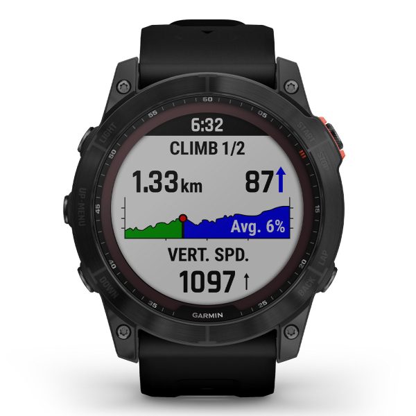 Garmin Fenix 7X Solar Edition - Nero on Sale