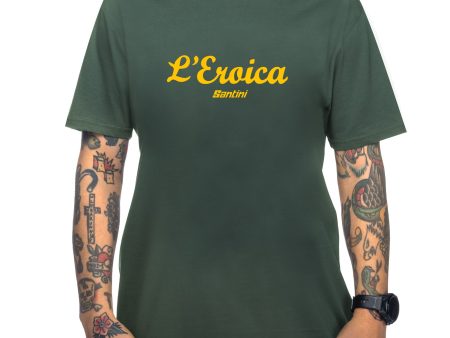 T-Shirt Santini Eroica - Verde For Sale