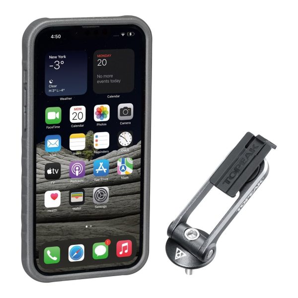 Custodia Topeak RideCase per iPhone 11 Pro Max nera grigia con supporto For Discount