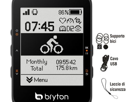 Bryton GPS RIDER 460E - Nero on Sale