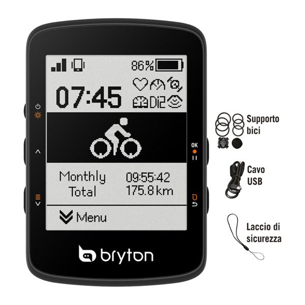 Bryton GPS RIDER 460E - Nero on Sale