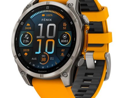 Garmin Fenix 8 47 mm AMOLED - Arancio Sale