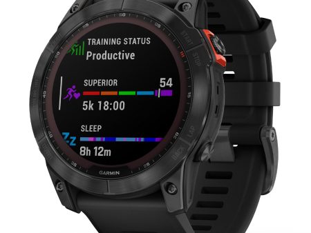 Garmin Fenix 7X Solar Edition - Nero on Sale