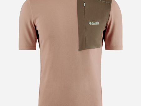 T-Shirt Pedaled Odyssey Merino - Marrone For Cheap