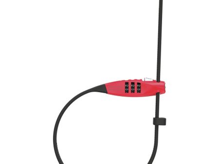 Lucchetto Abus Combiflex Travelguard - Rosso Hot on Sale