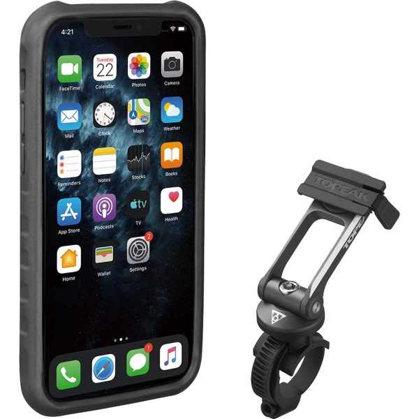 Custodia Topeak RideCase per iPhone 11 nera grigia con supporto Online Sale