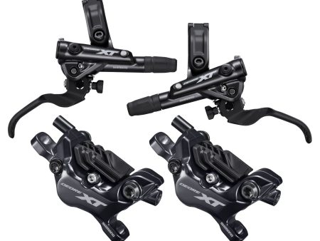 Coppia freni a disco idraulico Shimano Deore XT BL-M8100 + BR-M8120 Hot on Sale