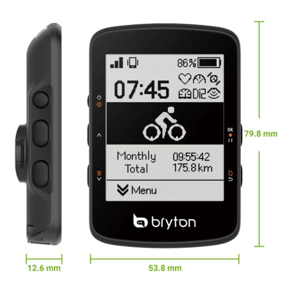 Bryton GPS RIDER 460E - Nero on Sale