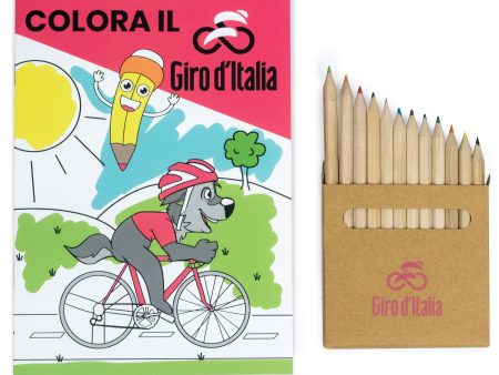 Quaderno illustrato da colorare Giro d Italia For Discount