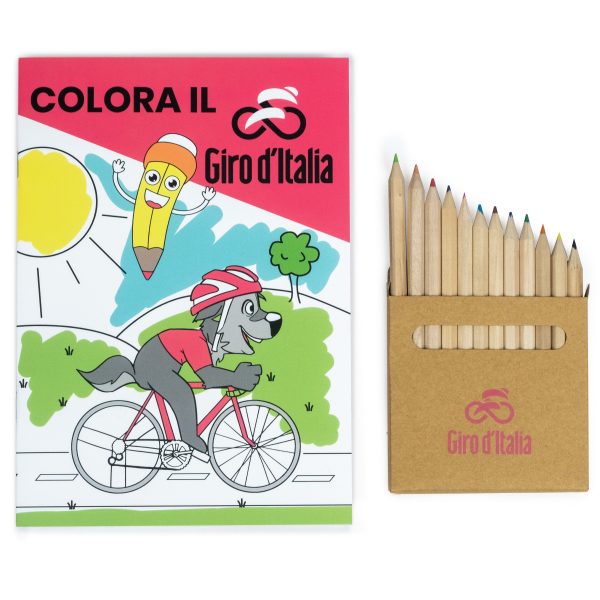 Quaderno illustrato da colorare Giro d Italia For Discount