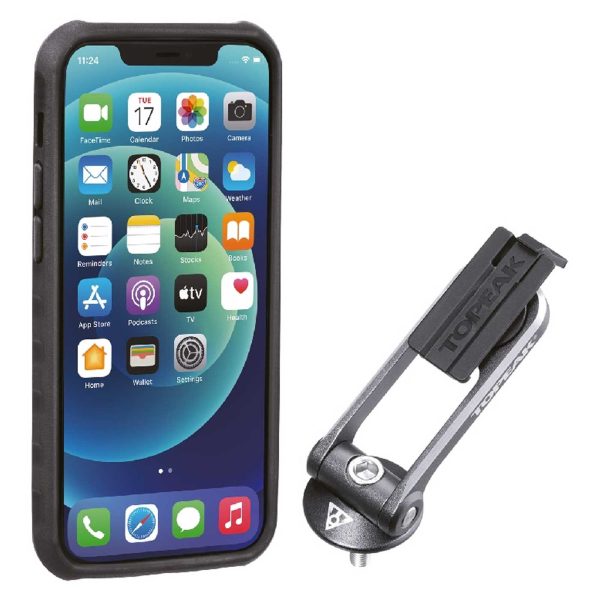 Custodia Topeak RideCase per iPhone 12 Mini nera grigia con supporto Online Hot Sale