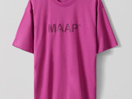 T-Shirt Maap Essentials Text - Rosa For Sale