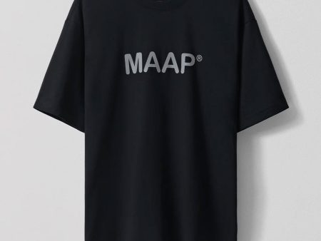 T-Shirt Maap Essentials Text - Nero on Sale